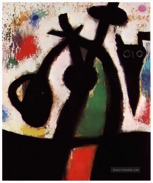 Joan Miró Werke - Frau und Vogel in der Nacht 2 Joan Miró